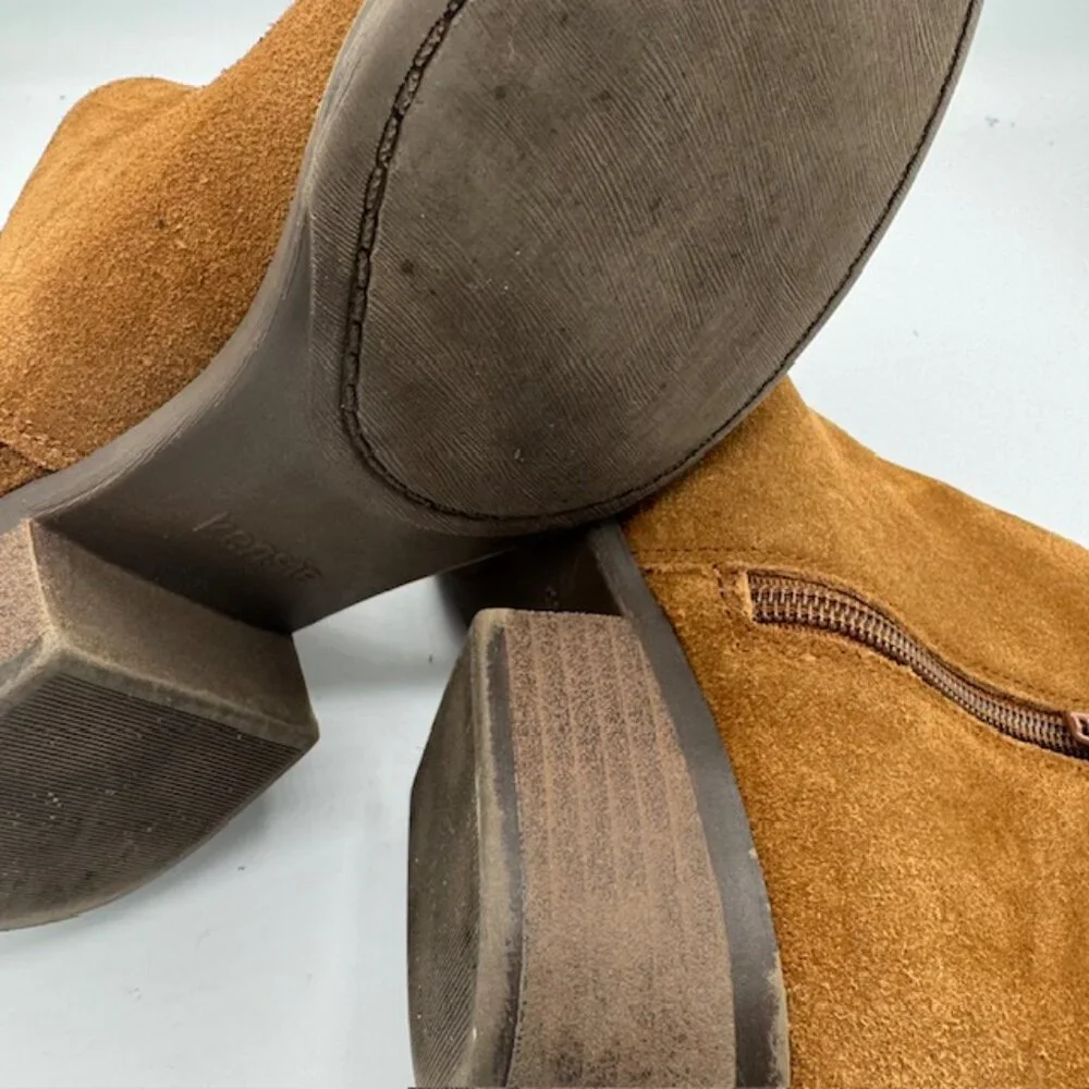 Kensie Women's Brown Suede Ankle Boots Size 8